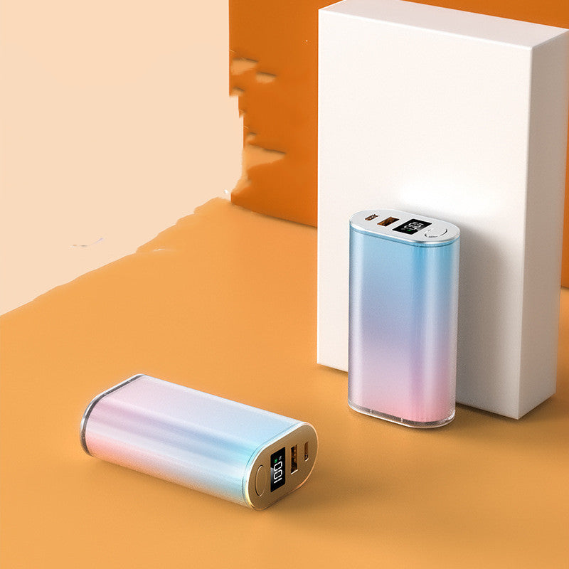 The Ultimate Companion: Mini Lipstick Portable Gradient Color Power Bank